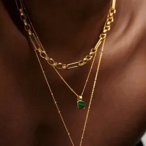 ★MISSOMA★ LUCY WILLIAMS SQUARE MALACHITE NECKLACE MISSOMA LUCY WILLIAMS SQUARE MALACHITE NECKLACE – Liebstayn